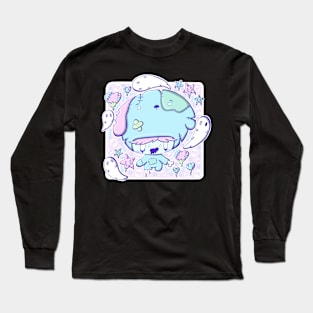 Cute zombie pup bubble head cutie Long Sleeve T-Shirt